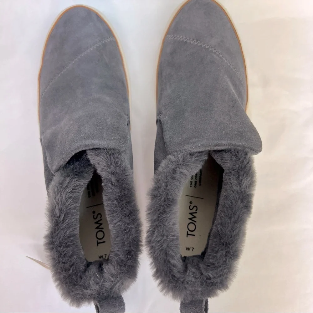 NWT TOMS Ortholite Paxton Sneaker in color Forged Iron Grey. - Picture 6 of 12